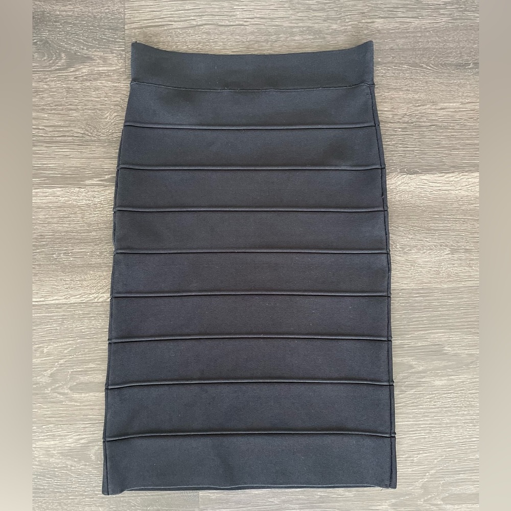 BCBG Black Bodycon Pencil Skirt
